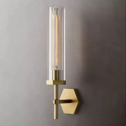 Modern Bamcee Single Head Long Wall Sconce 19"H Wall Lamp
