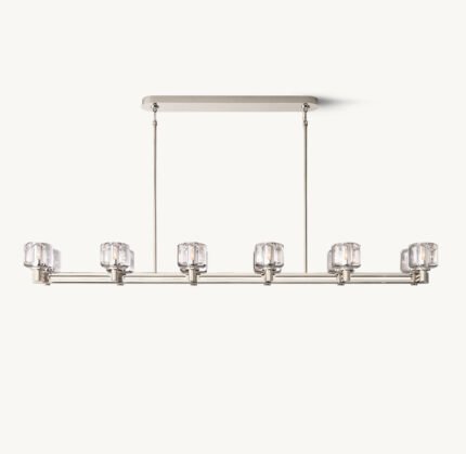 DEMARET DOUBLE LINEAR CHANDELIER 72"