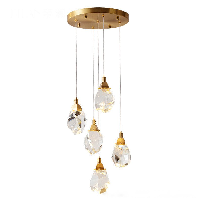 Rock Crystal Rain Chandelier-WM2189