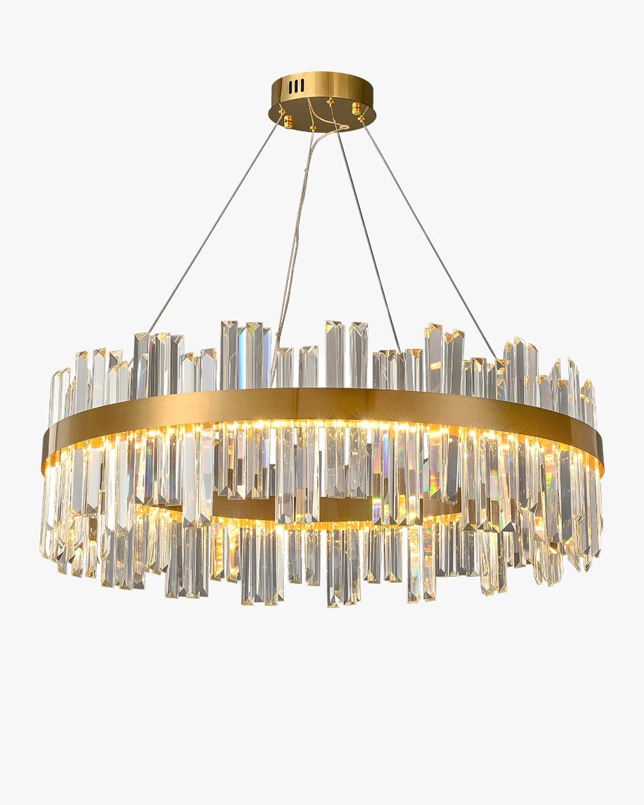 Luxury LED Gold Plated Crystal Chandelier-WM2531