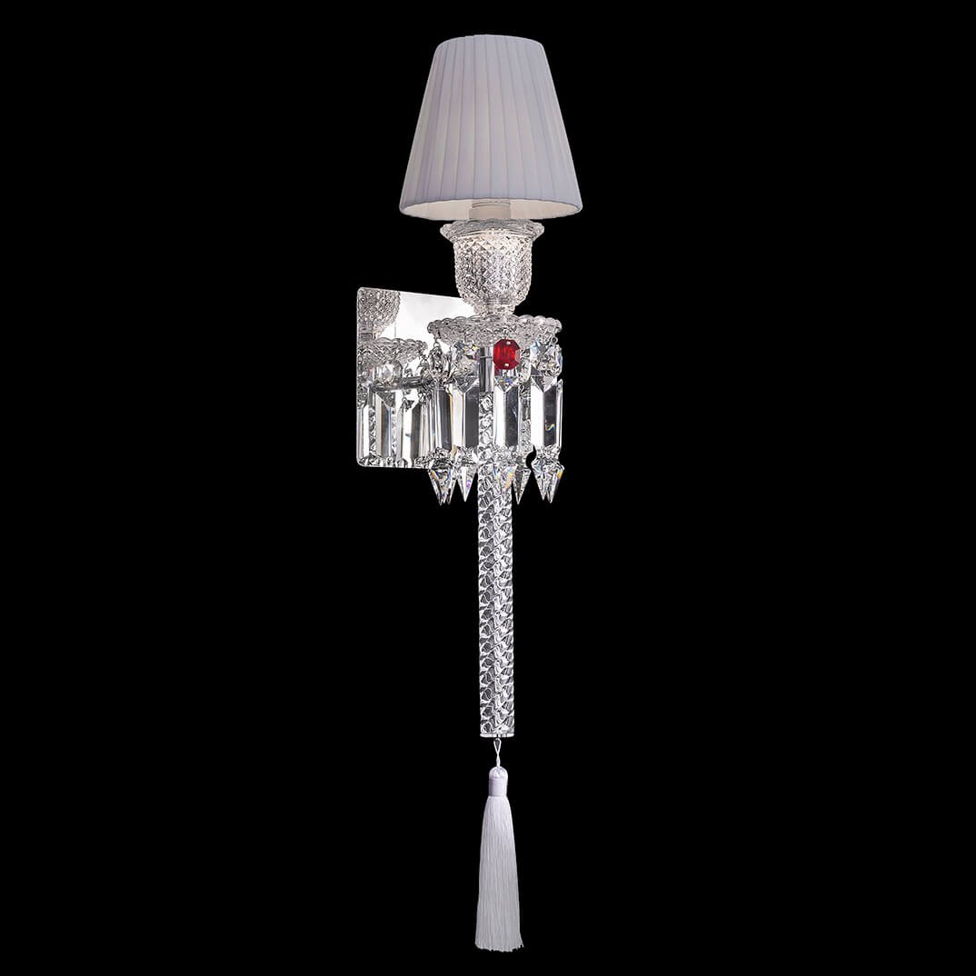 Baccarat Style Zenith Crystal Wall Sconce