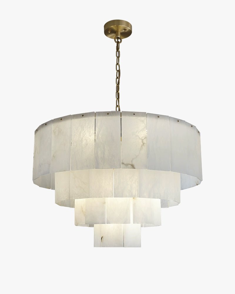 Tiered Alabaster Chandelier-WM2829