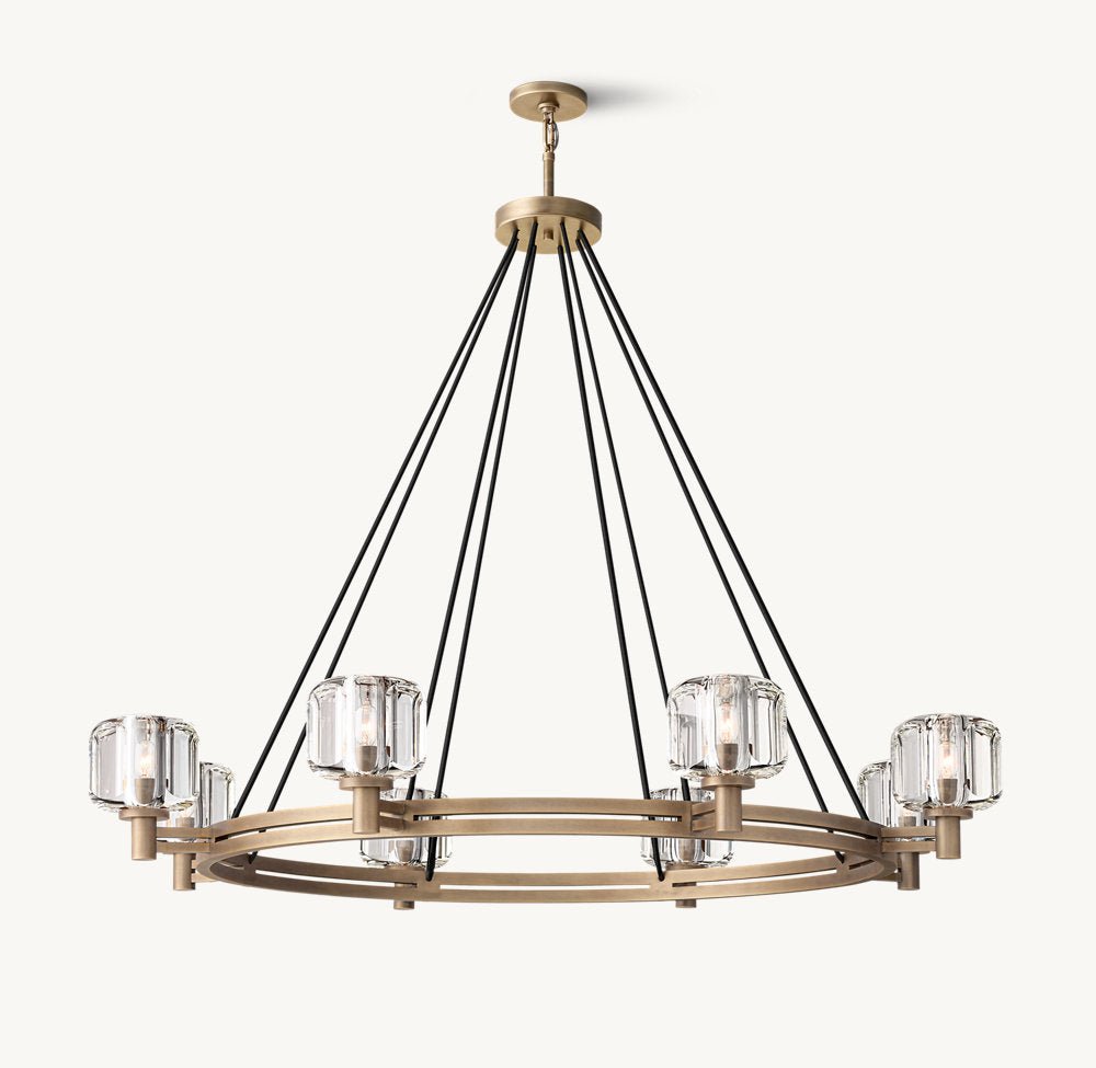 DEMARET ROUND CHANDELIER 48"