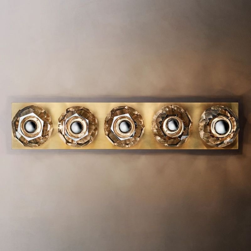 Boule Crystal Ball  Linear Grand Wall Sconce