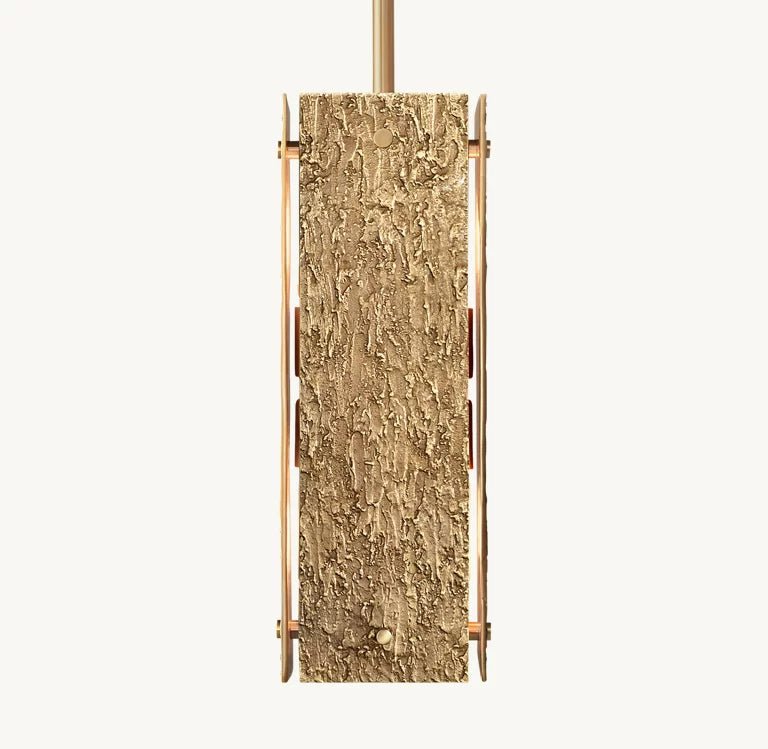 Vouvray Rectangular Pendant 19"
