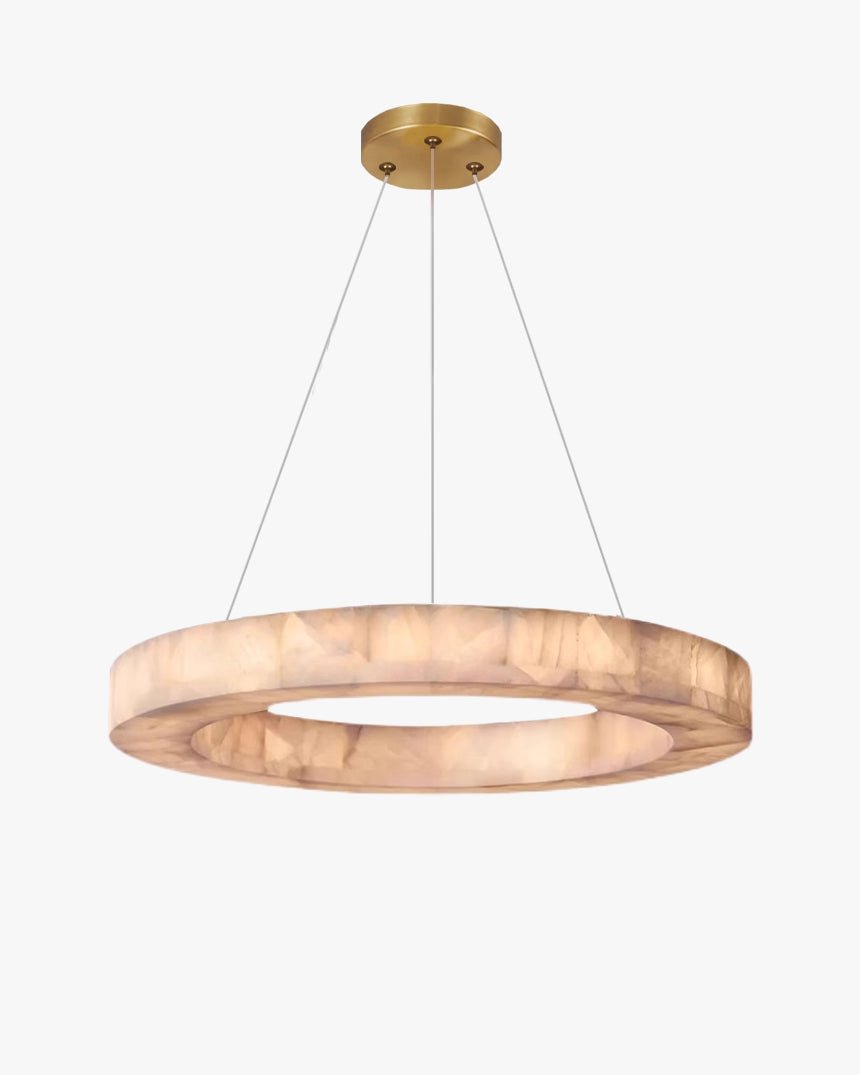 Alabaster Circular Chandelier-WM2803