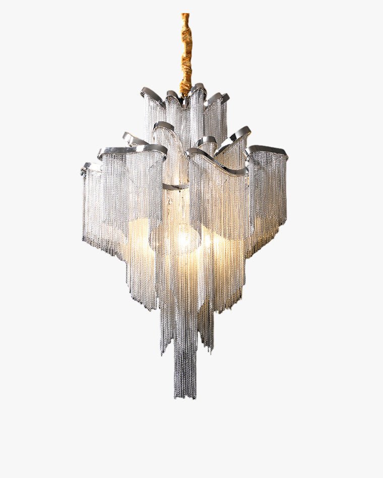 Fringe Tiered Chandelier-WM2079