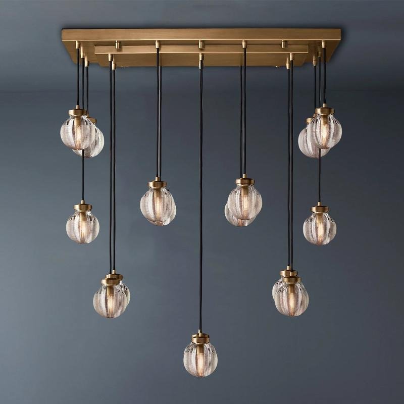 Morbisca Ball Linear Chandelier 36"