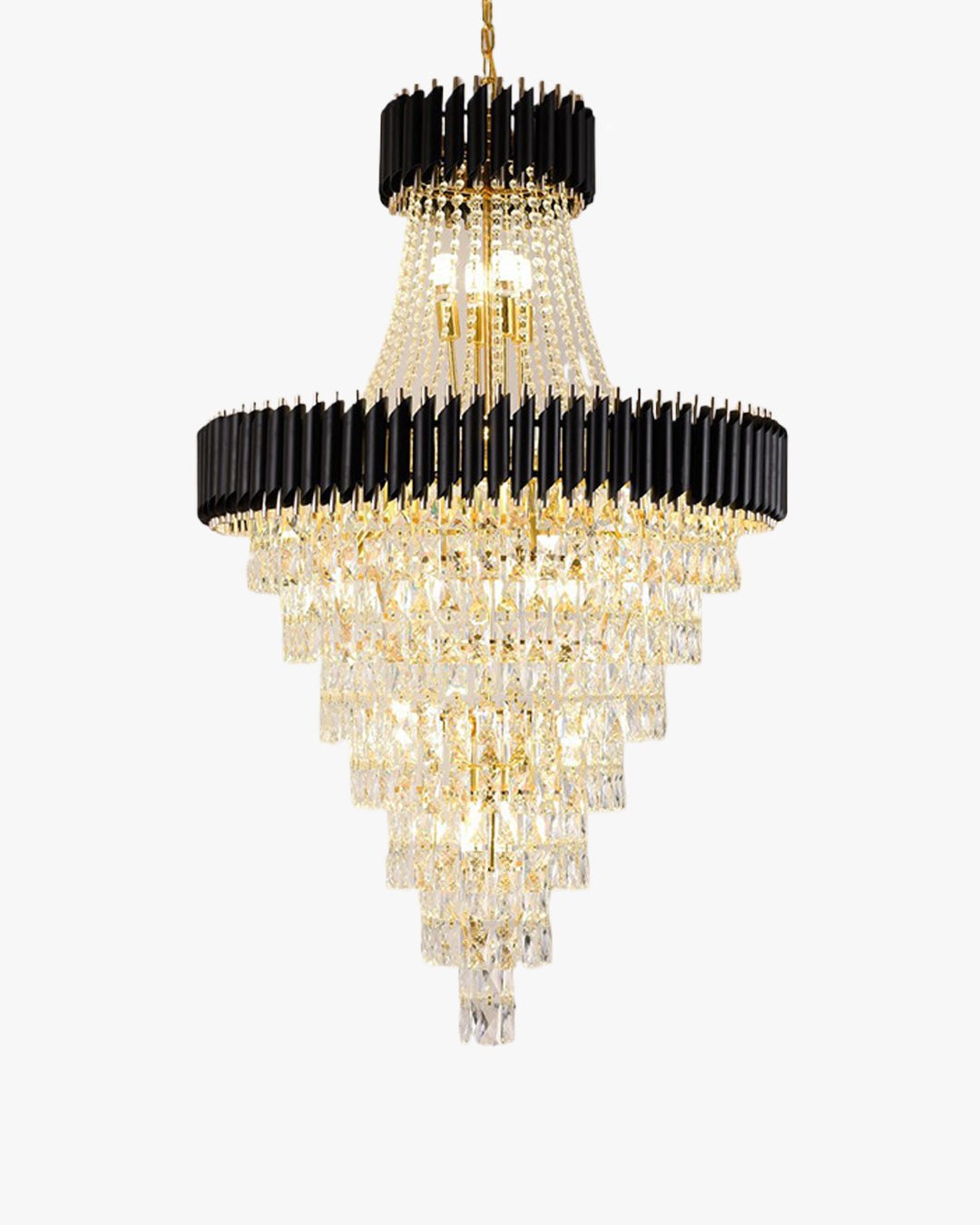 Tiered Tapered Crystal Chandelier-WM2699
