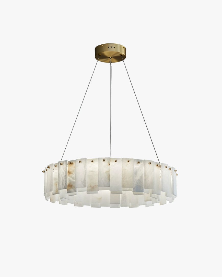 Luxury Alabaster Round Chandelier-WM2861