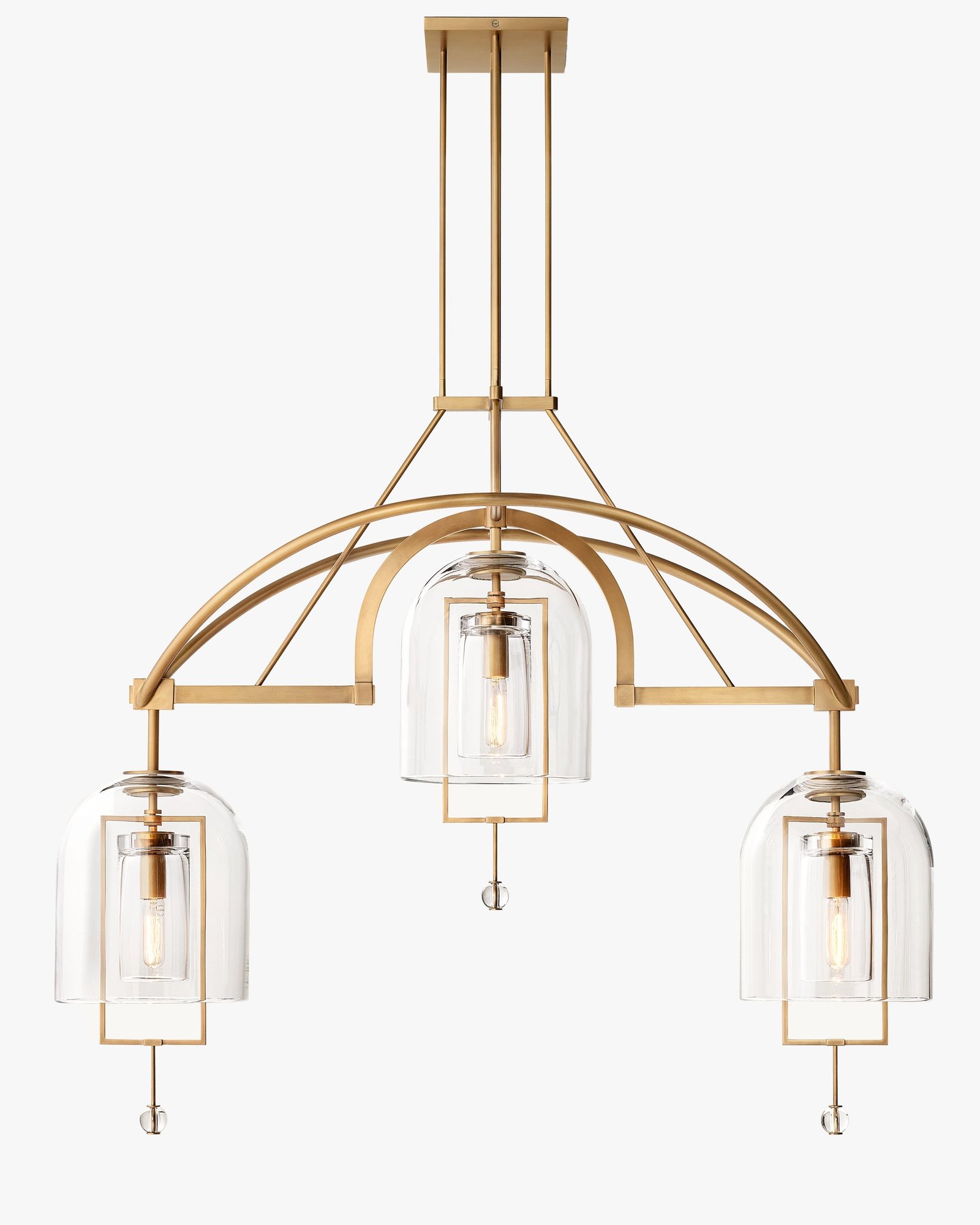 Bell Glass Chandelier-WM2814