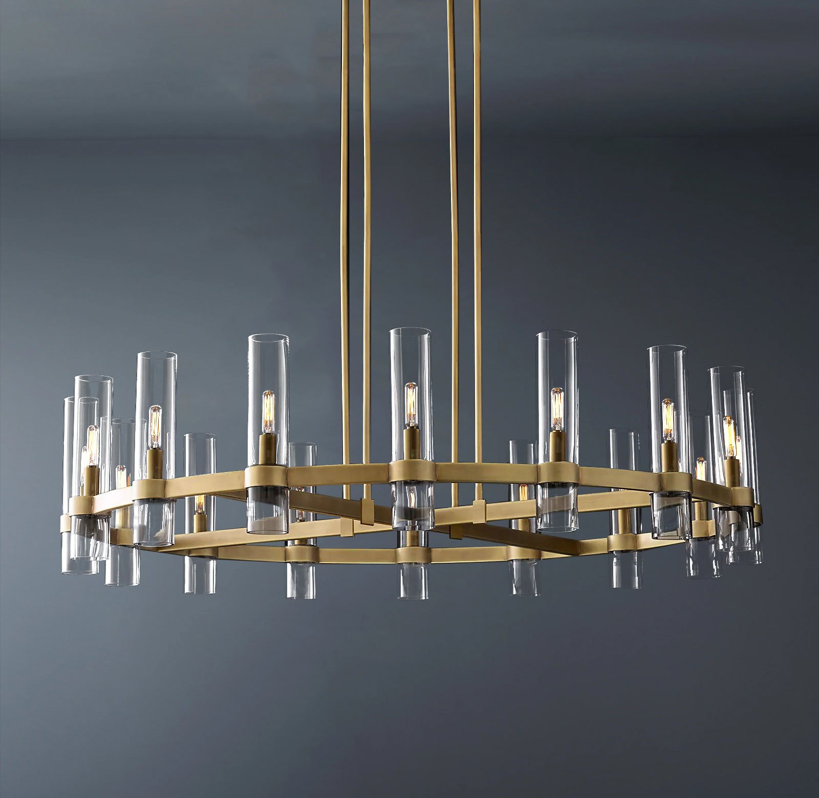 Acbdnno Round Chandelier 48"