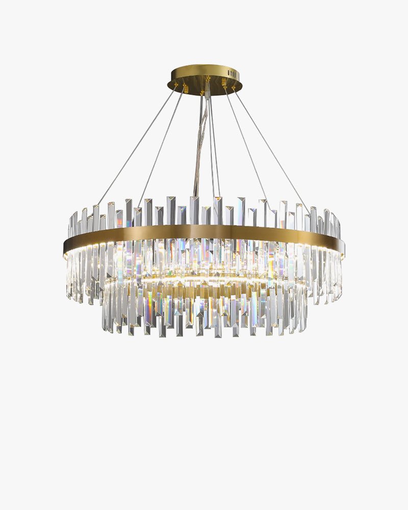 Tiered Round Crystal Chandelier-WM2562