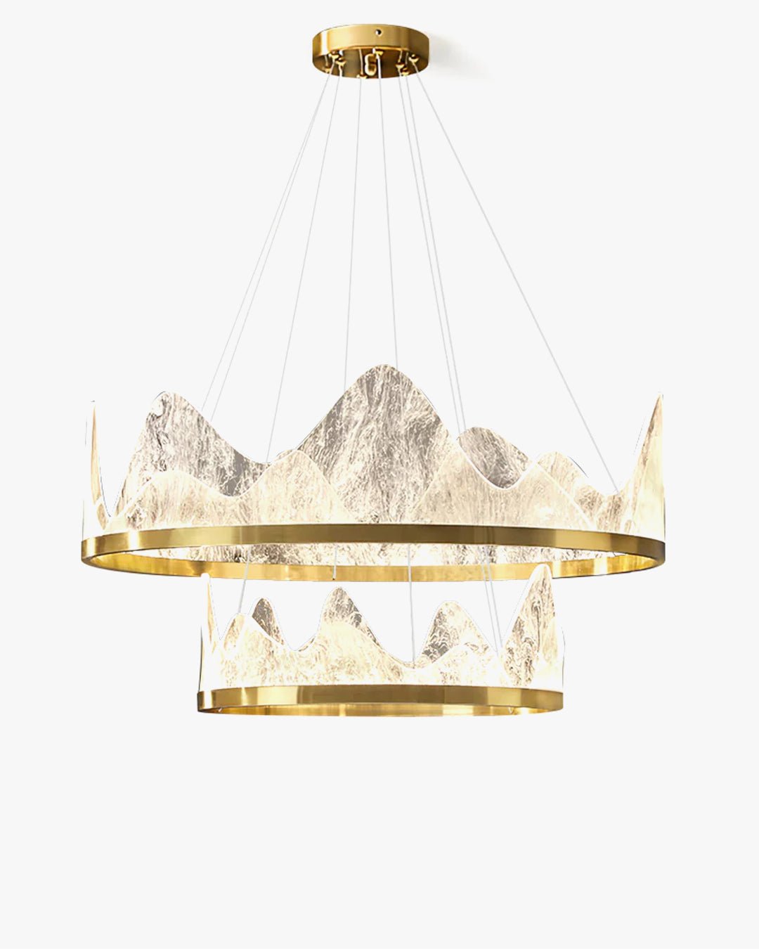 Wavy Round Chandelier-WM2361