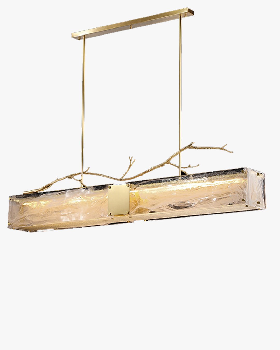 Rectangular Glass Chandelier-WM2364