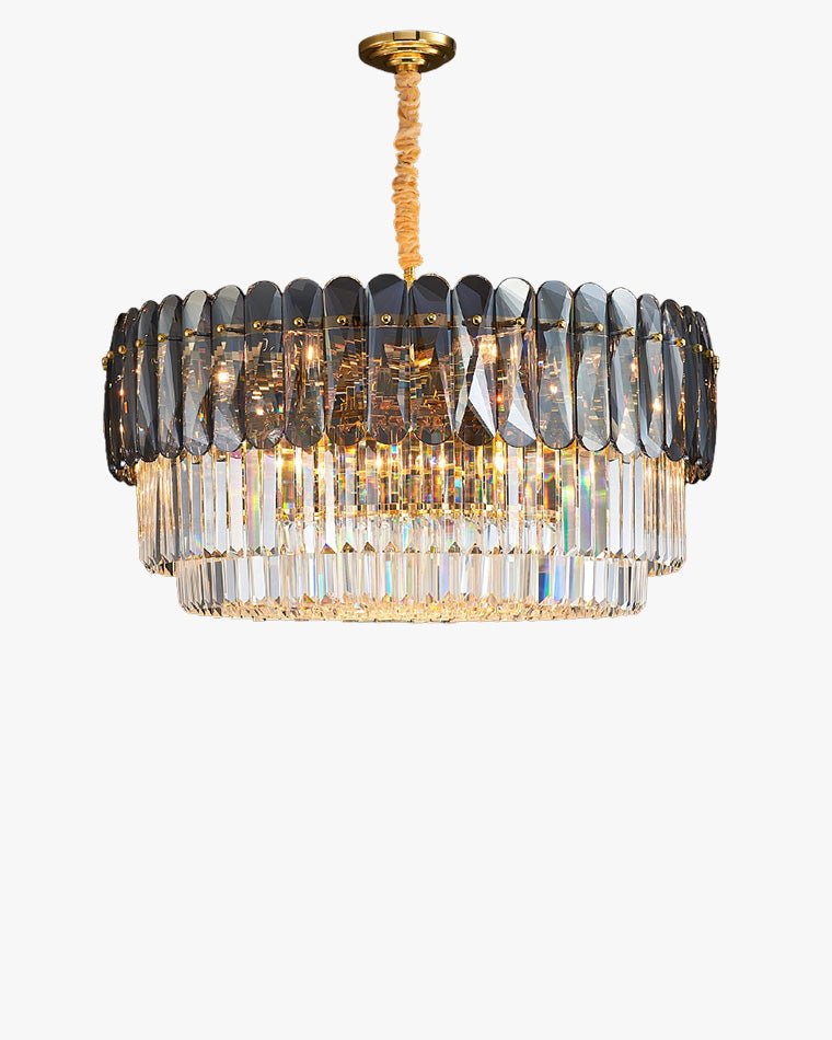Tiered Round Crystal Chandelier-WM2542