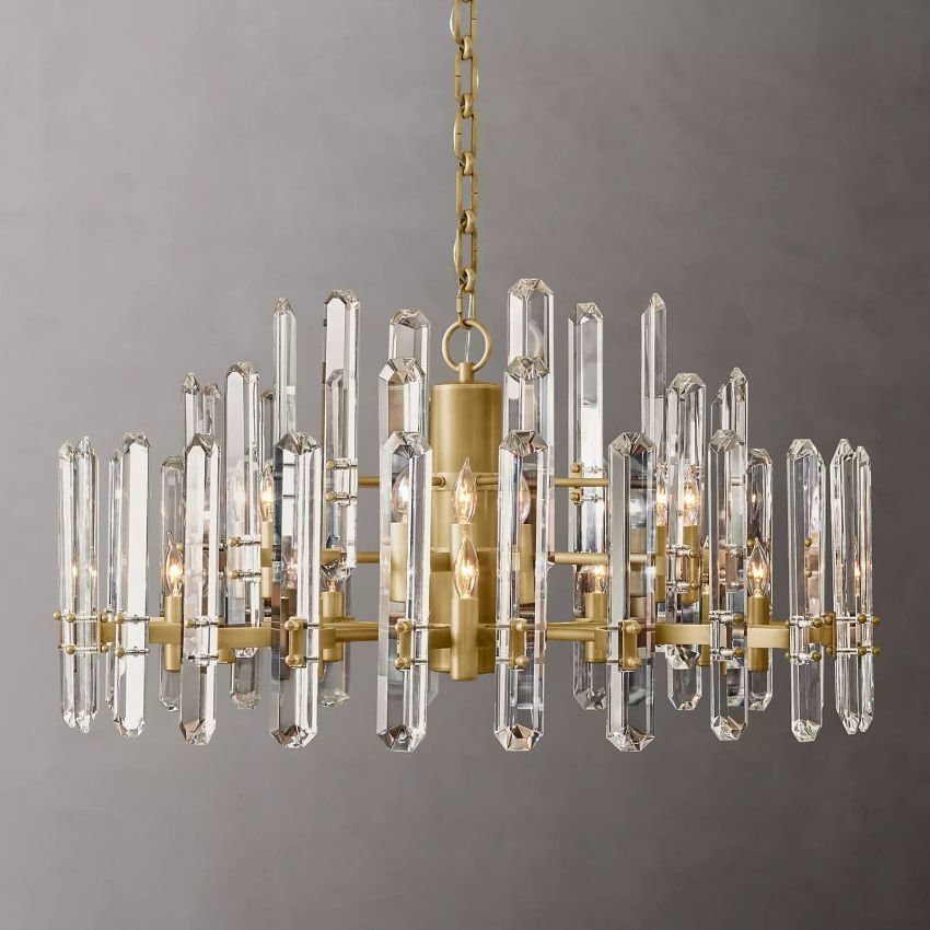 Bonnington Crystal Round Chandelier 36"