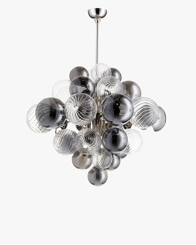 Smoked Glass Bubble Chandelier-WM2198