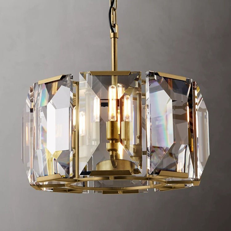 Artistic sense Multicurve Crystal Round Chandelier