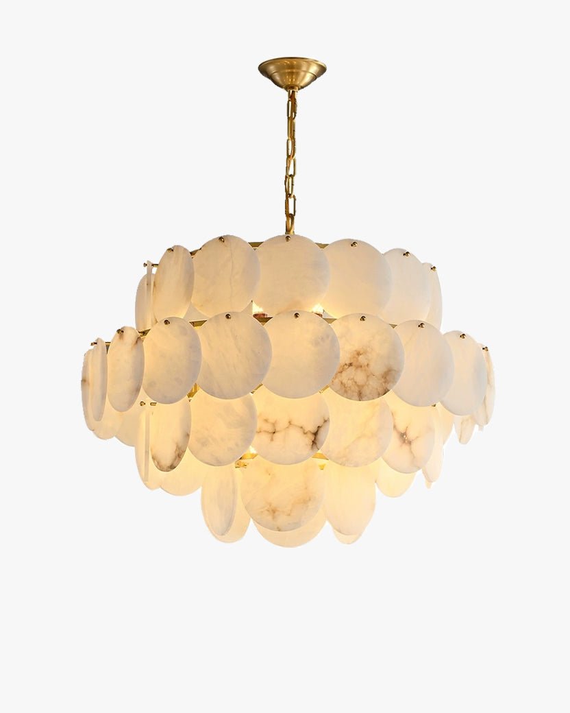 Tiered Alabaster Chandelier-WM2848