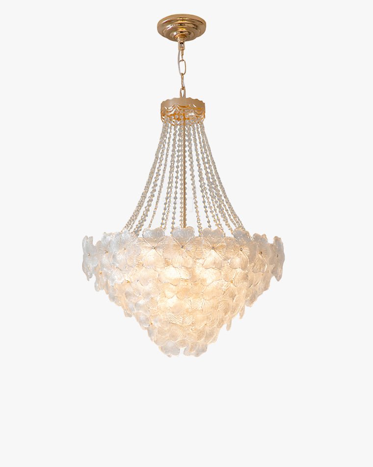 French Flower Glass Chandelier-WM2377