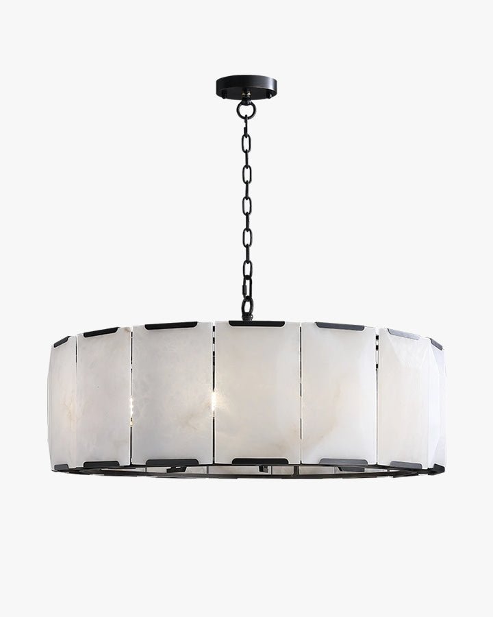 Round Alabaster Chandelier-WM2846