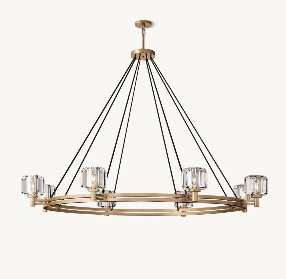 DEMARET ROUND CHANDELIER 60"
