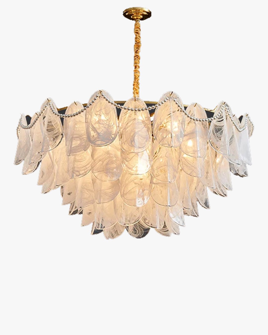 Tiered Glass Chandelier-WM2376