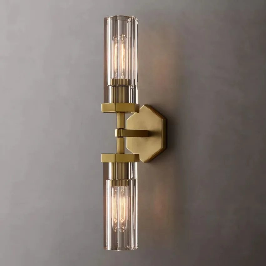 Modern Bamcee Short Linear Wall Sconce  19"W Wall Lamp
