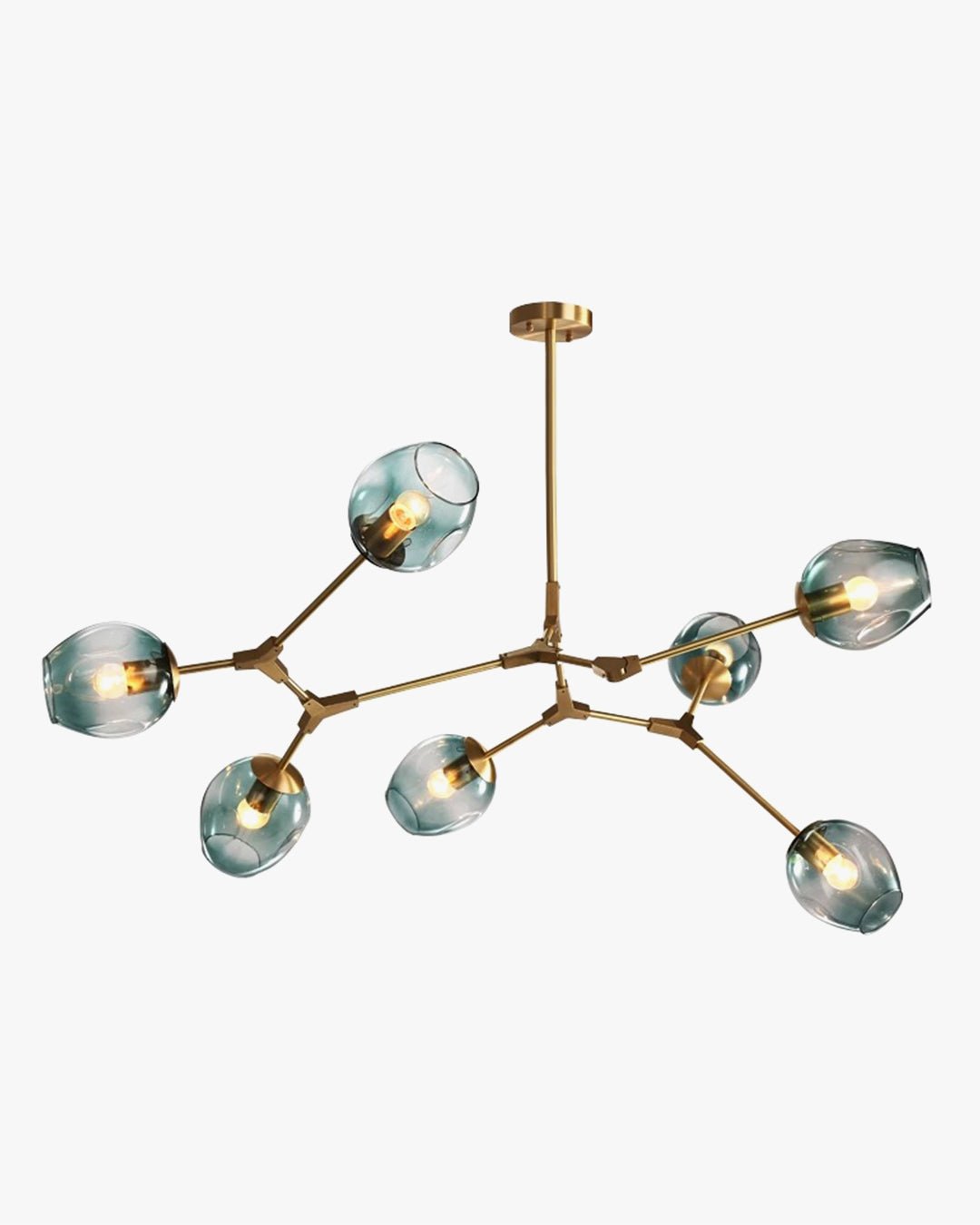 Branch Colored Glass Chandelier-WM2655