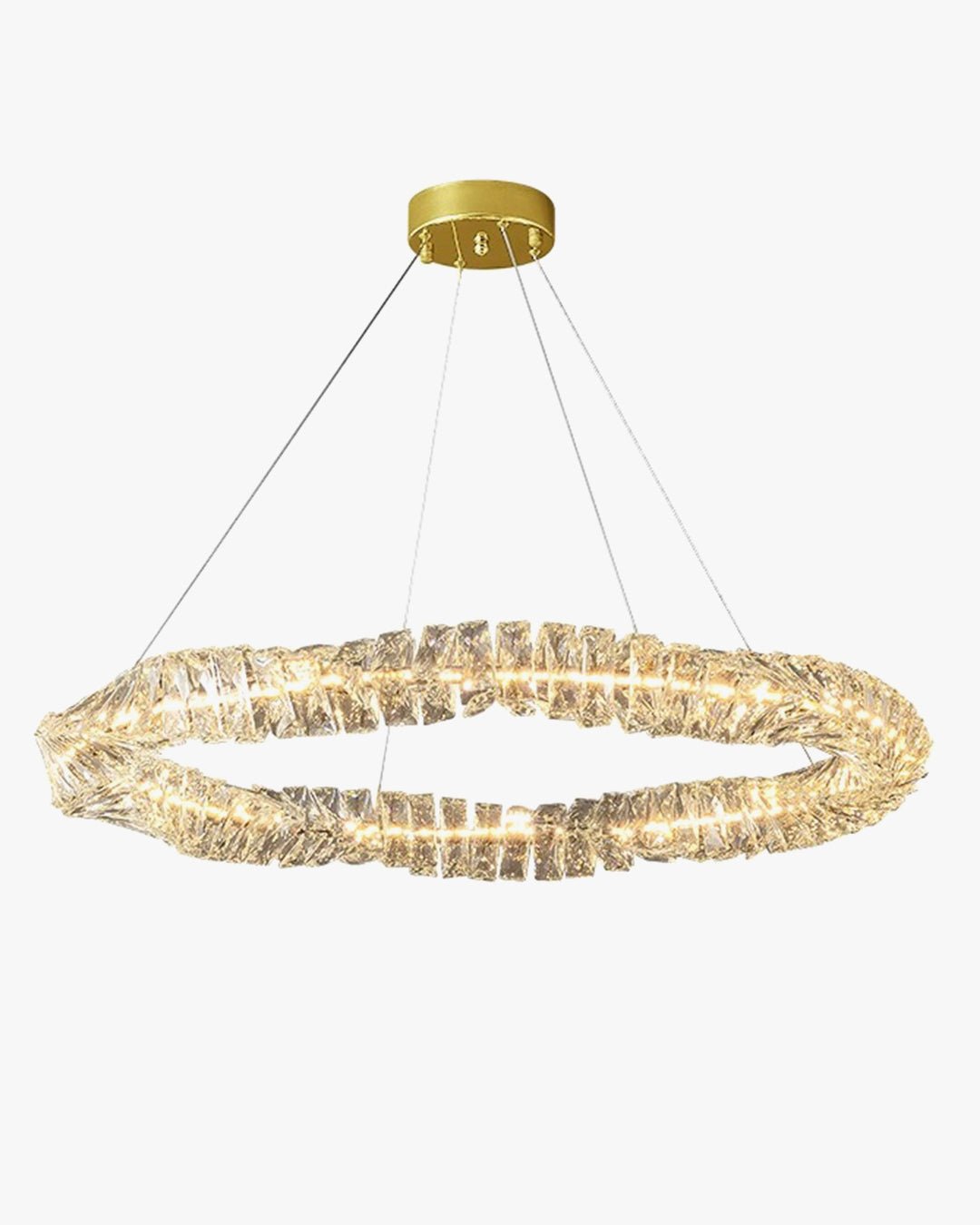 Crystal Ring Led Chandelier-WM2581