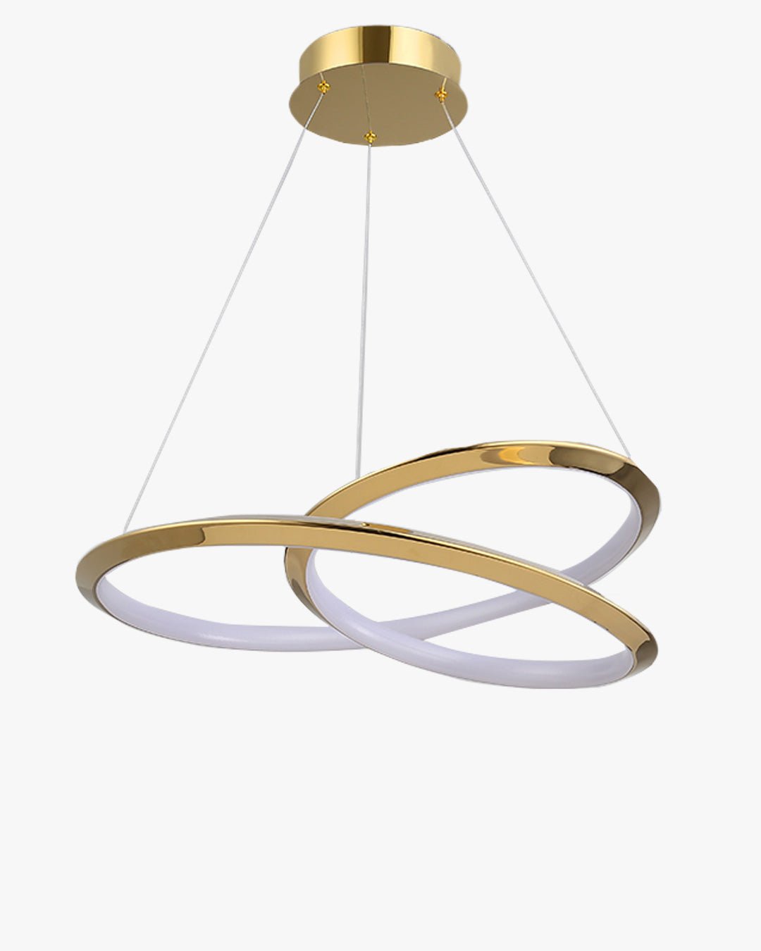 Gold Swirl Chandelier-WM2707