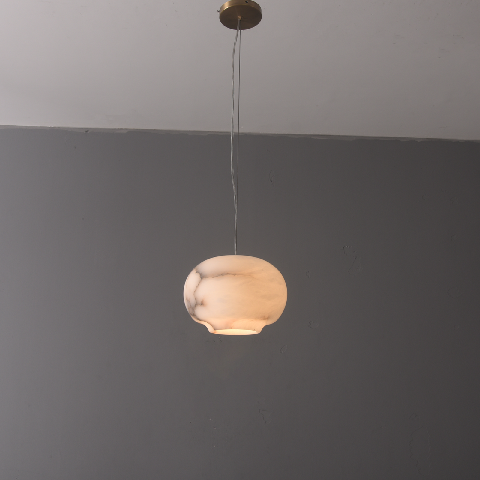 Solstice Alabaster Pendant