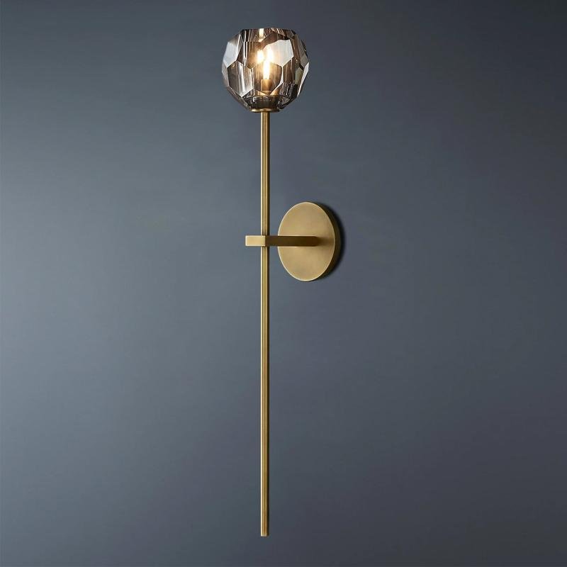 Cell de Smoke Crystal Ball Wall Sconce