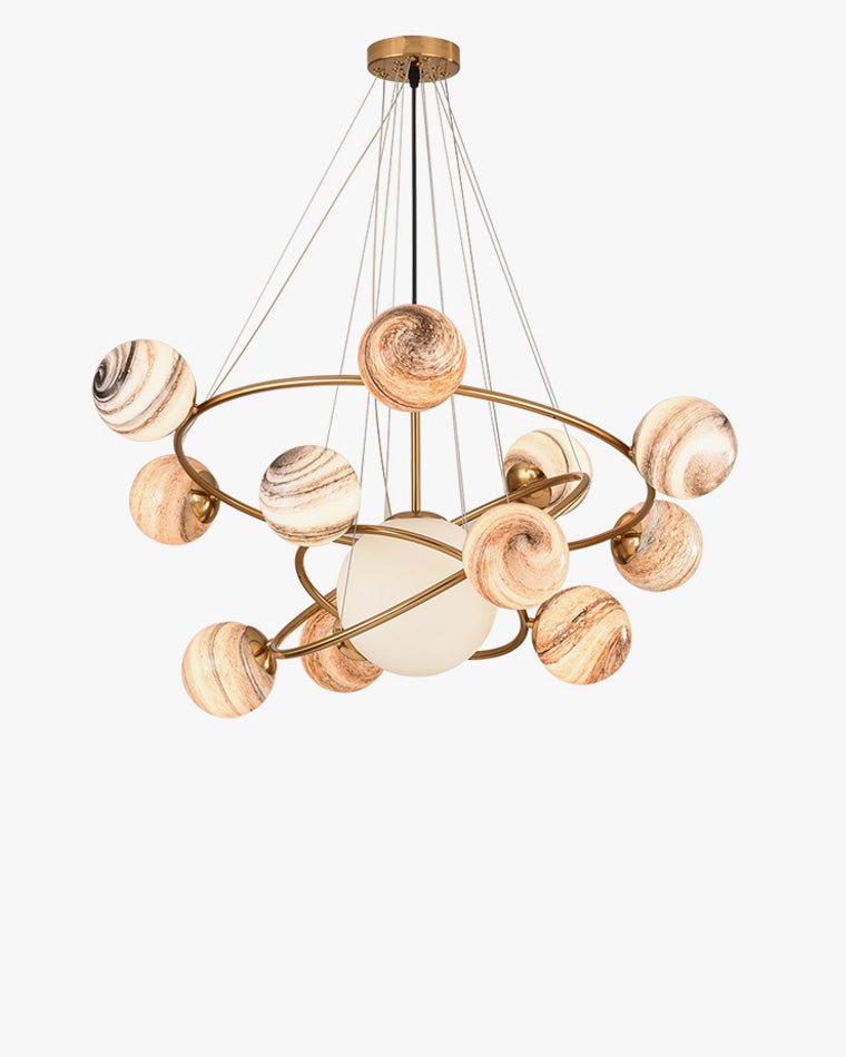 Planet Glass Chandelier-WM2385