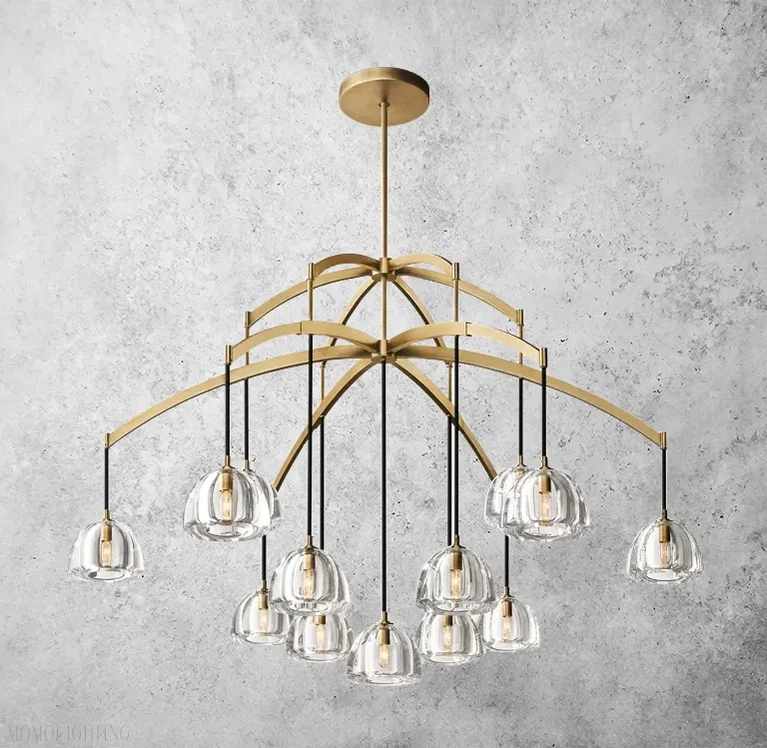 Hemisphere Round Chandelier 36″ 48” 60”