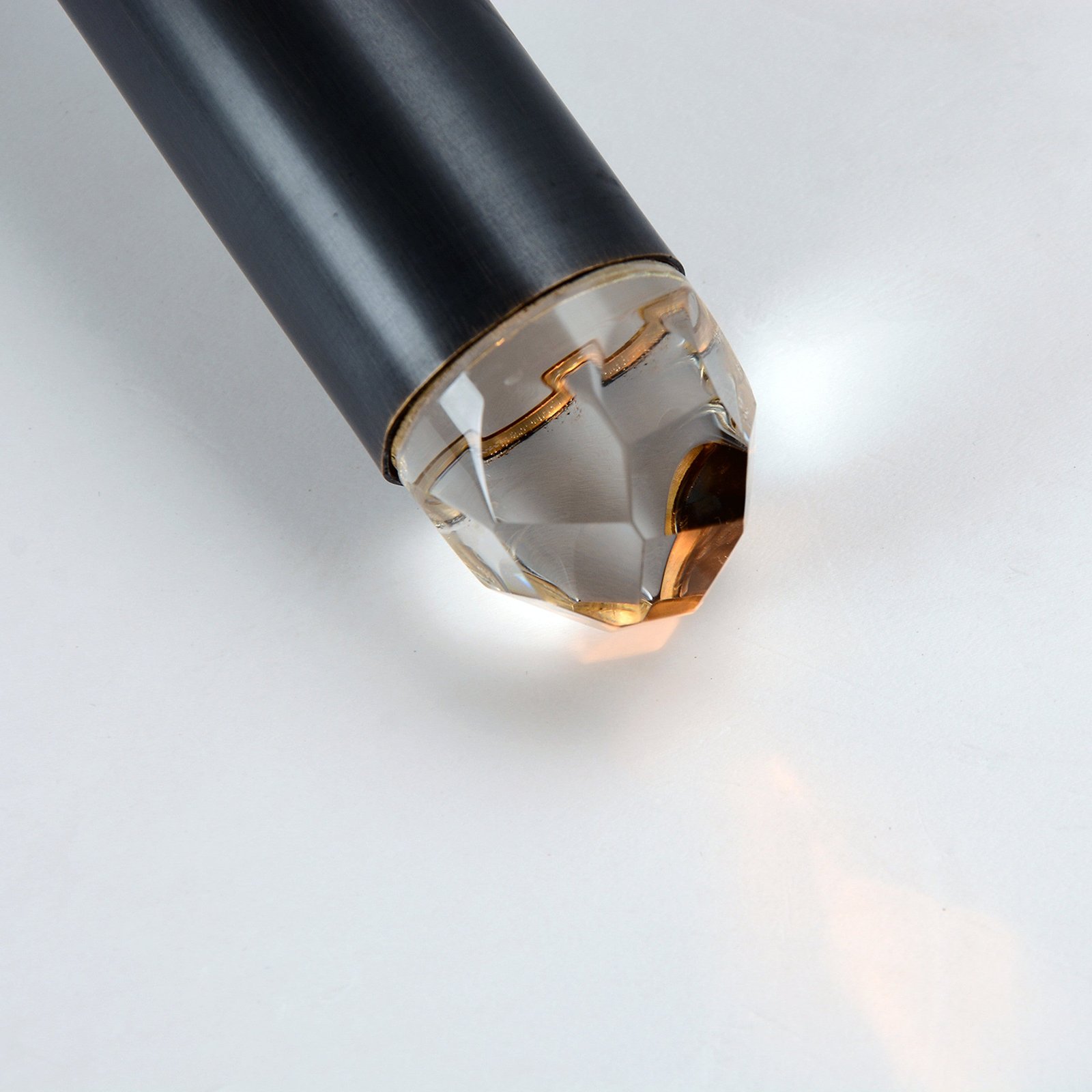 Arrow Crystal Large Pendant Bronze