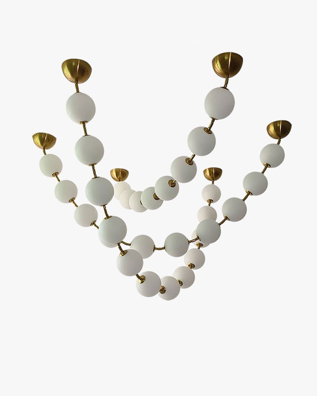 Pearl Acrylic Ball Chandelier-WM2705