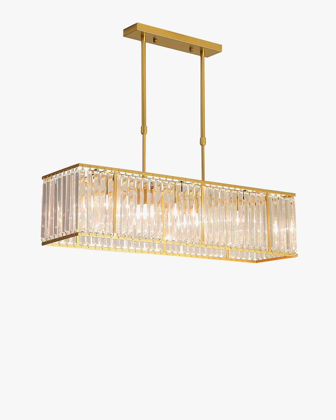 Rectangular Crystal Prism Chandelier-WM2588