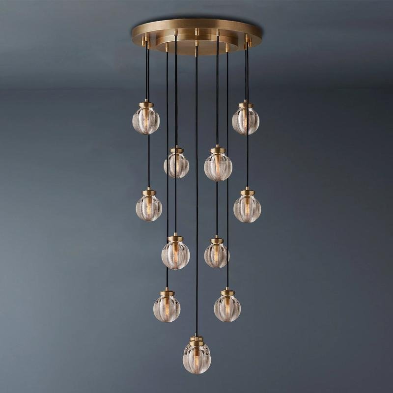 Morbisca Spherical Chandelier Modern 22"