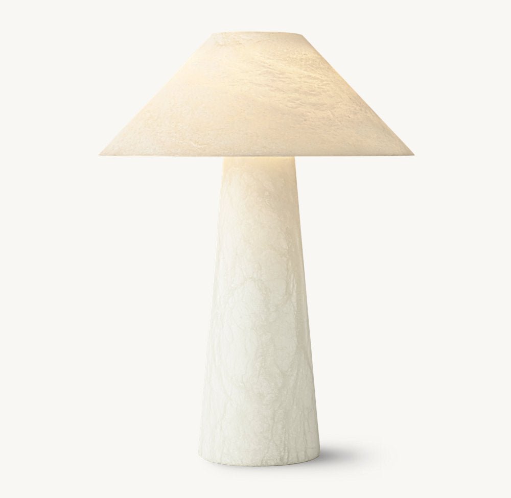 MYCENA ROUND STONE TABLE LAMP