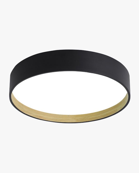 Oak Grain Round Ceiling Light-WM1017