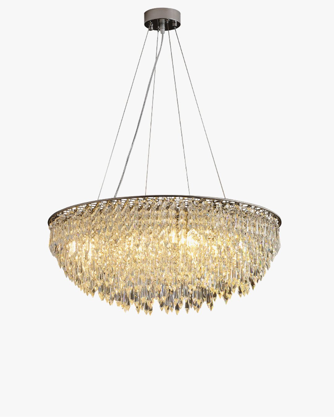 Cascading Round Crystal Chandelier-WM2628