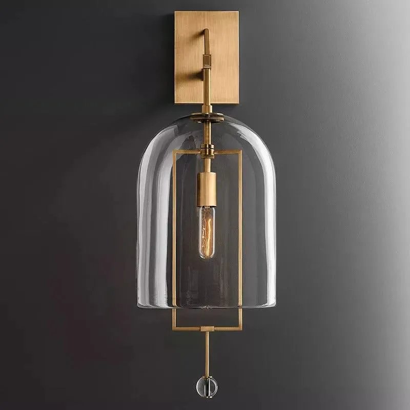 Fulcrum Glass Grand Wall Sconce 29"